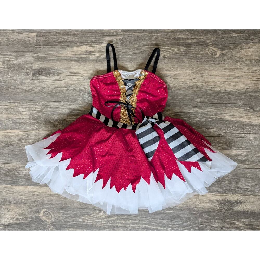 Baby Girl Pirate Fancy Dress Halloween Costume Size XS 3 Months Tutu Ringmaster